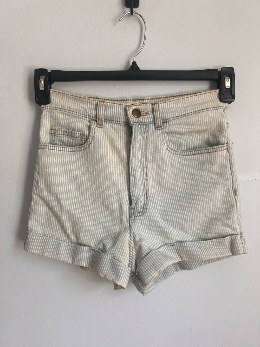 AMERICAN APPAREL Vintage Y2K Jean Denim Shorts XS 26